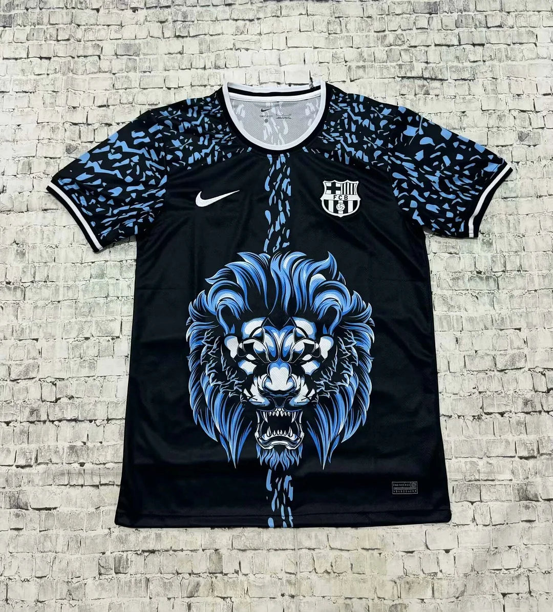 Maglia da calcio nera e blu edizione speciale Barcellona 2024/2025