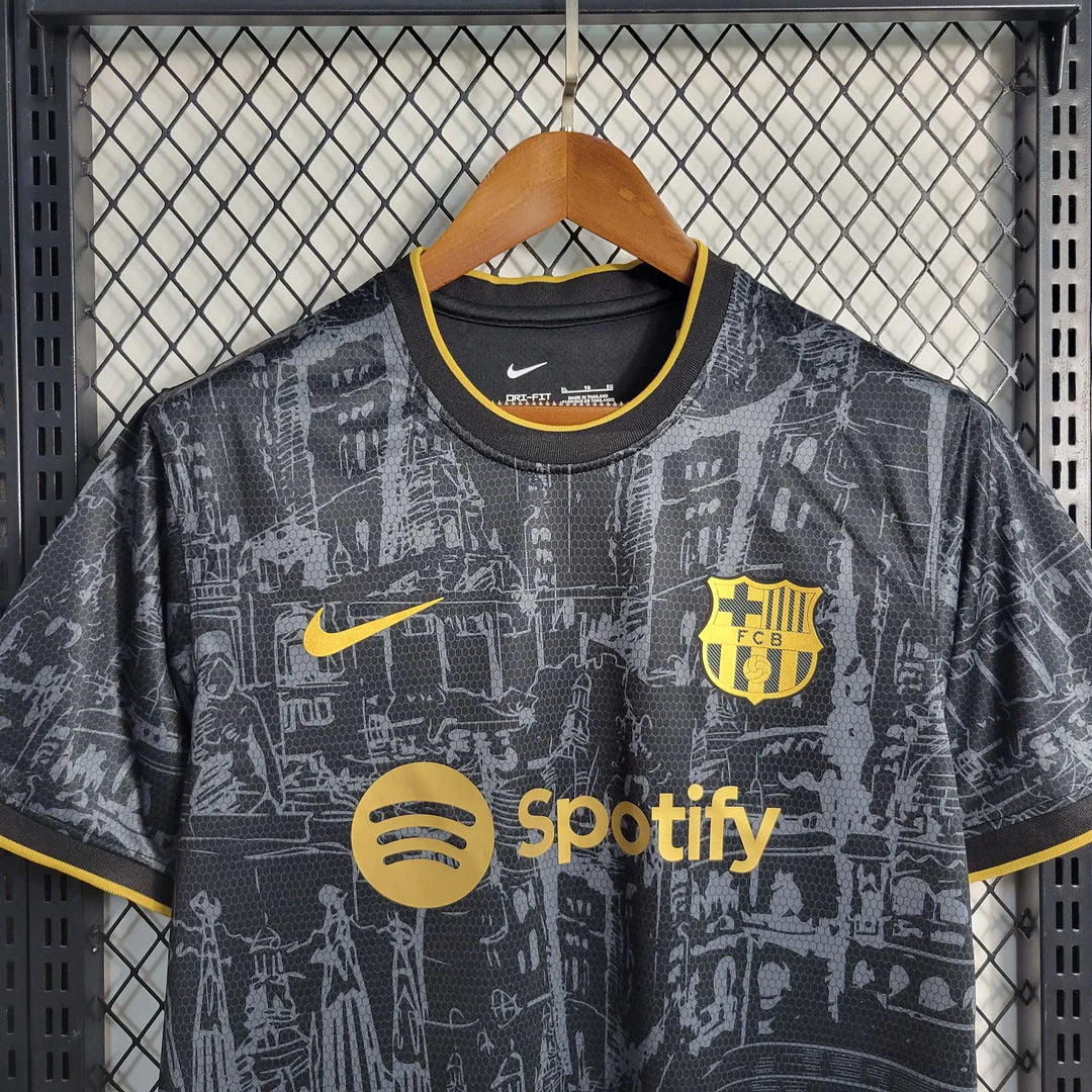 Maglia da calcio nera edizione speciale Barcellona 2023/2024