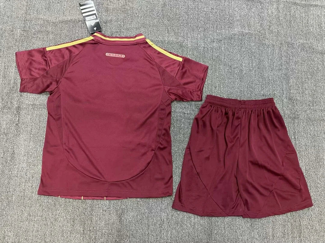Roma Home 2024/2025 Football Shirt and Shorts, for Kids