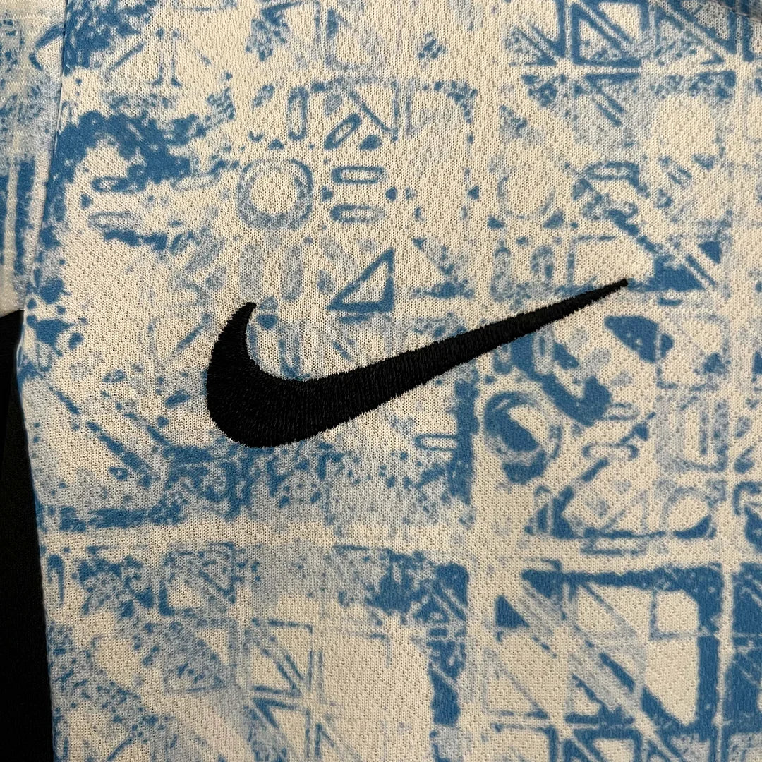 Maglia e pantaloncino da calcio da trasferta del Portogallo 2024, per bambini