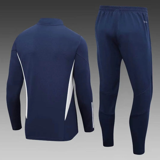 Completo da allenamento completo da calcio blu royal dell'Italia 2023