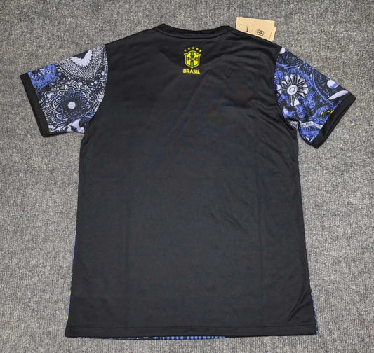 Maglia da calcio blu e grigia Jesus, edizione speciale Brasile 2024