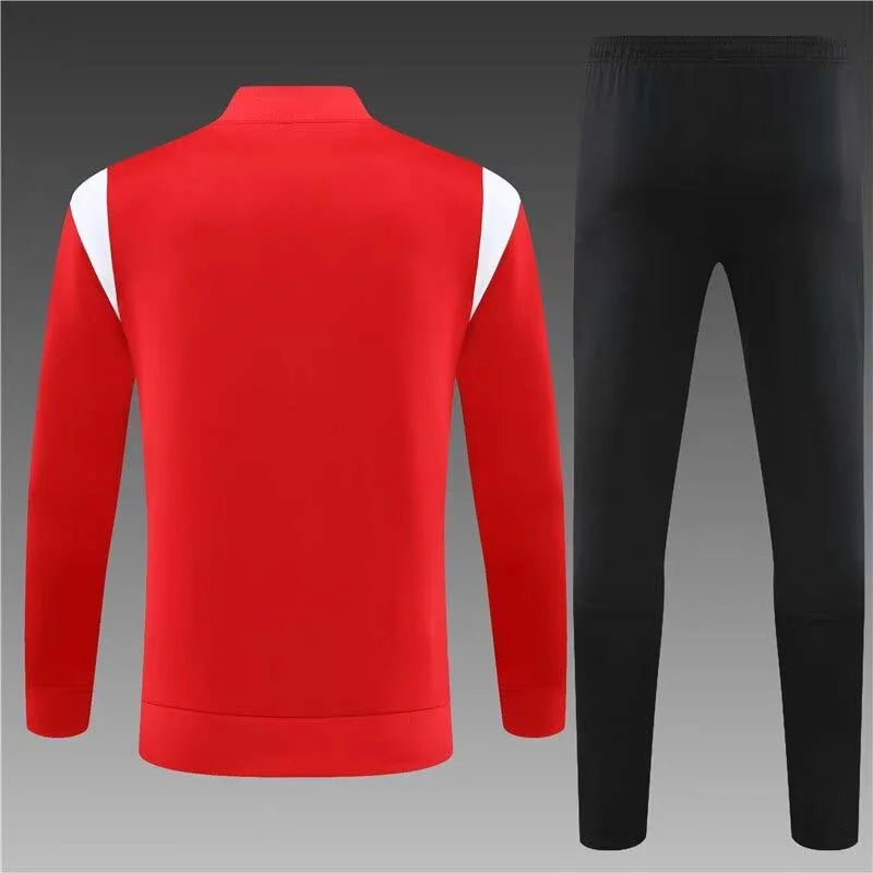 AC Milan 2023/2024 Red Full Zip Football Tracksuit