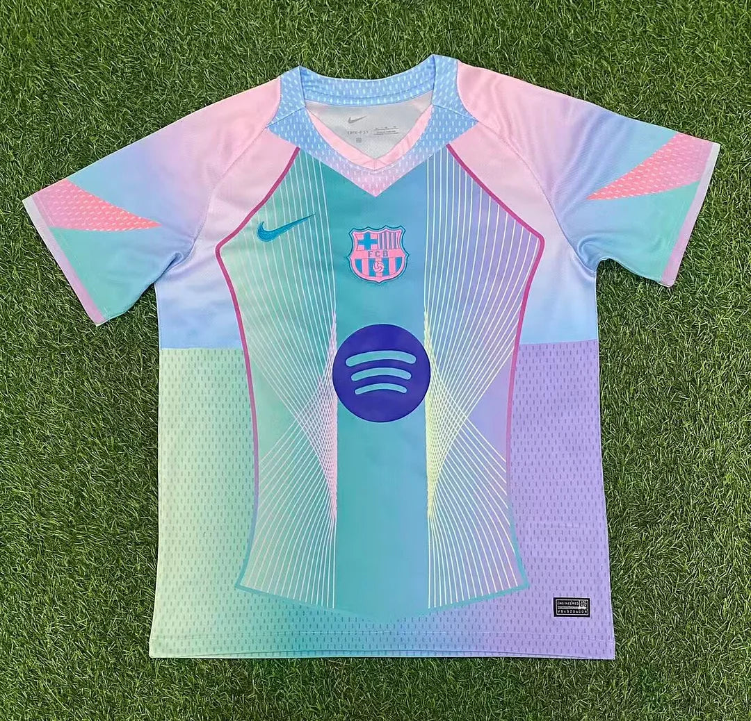 Maglia da calcio Barcellona Concept Rosa Blu Gradiente 2025/2026