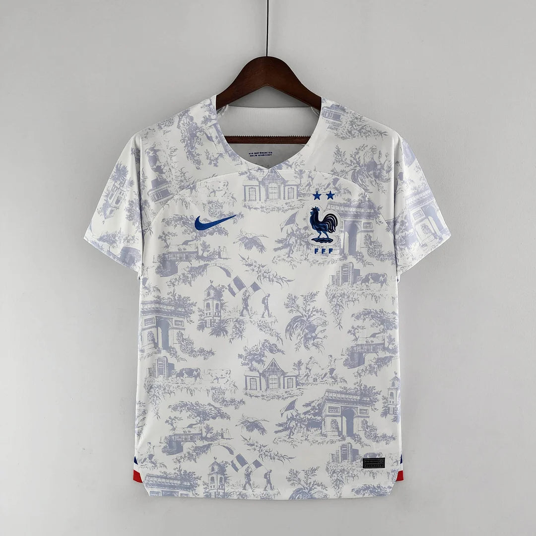 Maglia da calcio Francia Away Coppa del Mondo FIFA 2022