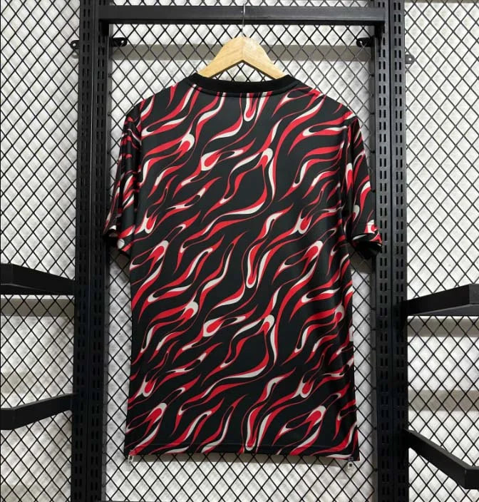 Maglia da calcio rossa e nera edizione speciale Manchester United 2025/2026