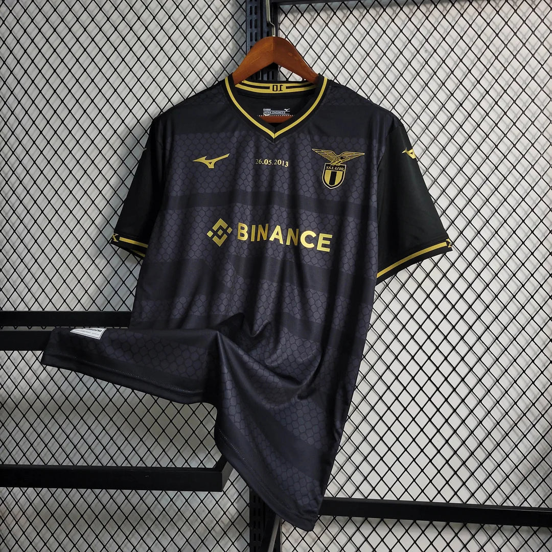 Lazio 2023 Black Football Shirt, 10th Anniversary Edition