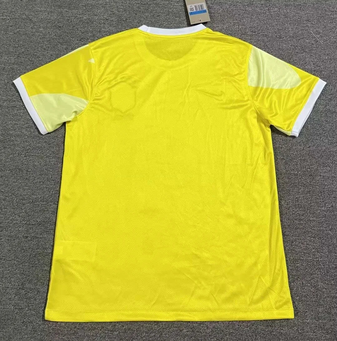 Maglia da calcio gialla edizione speciale Brasile 2024
