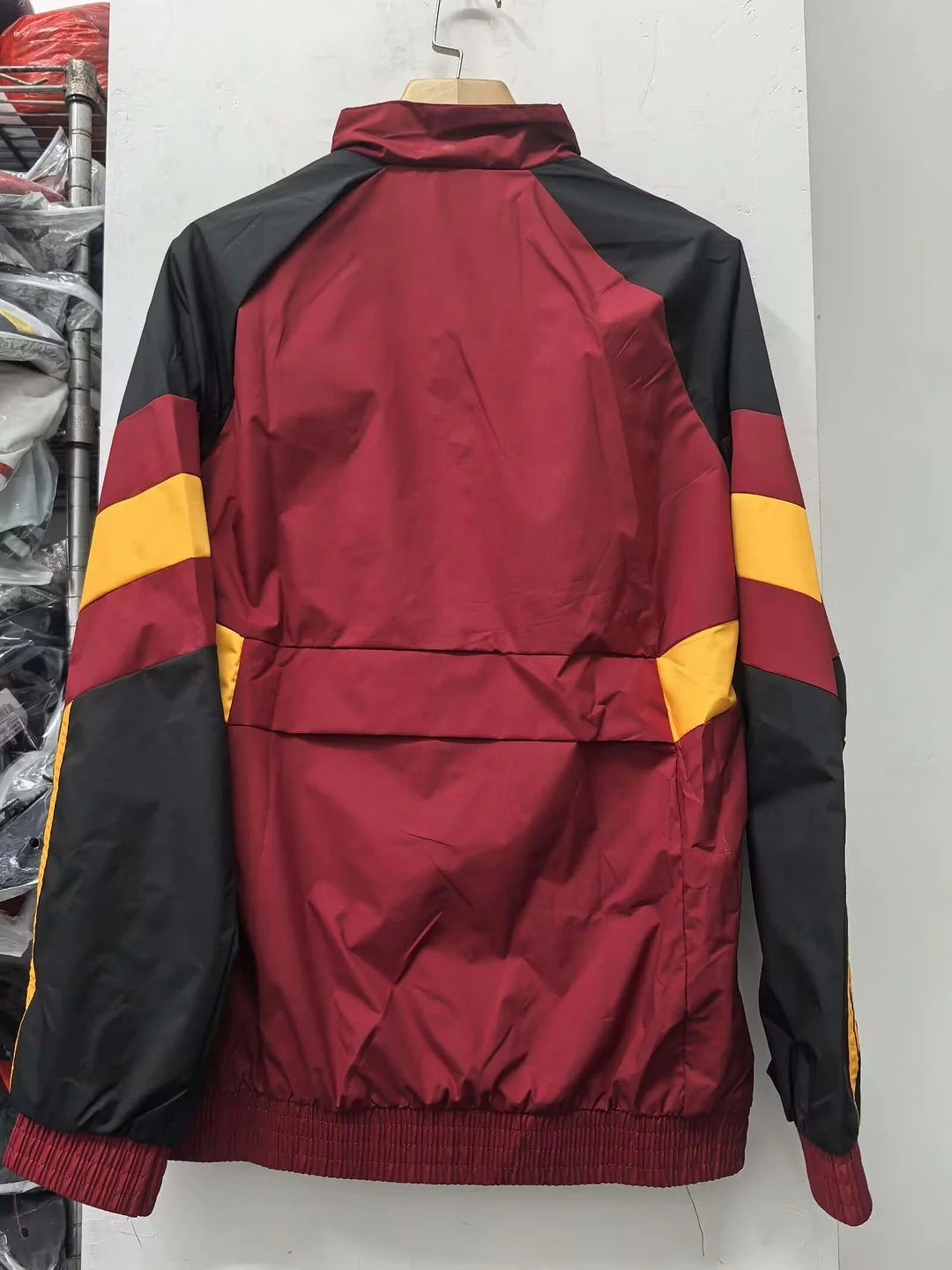 Roma 2024/2025 Red Windbreaker Football Jacket