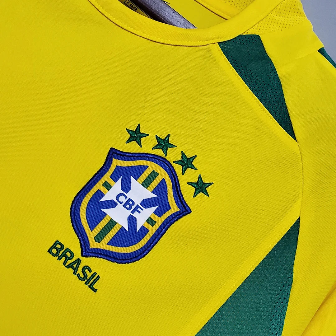 Maglia da calcio retrò del Brasile del 2002