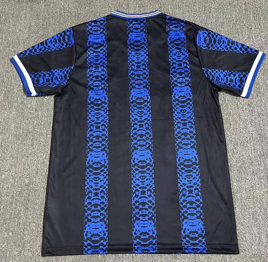 Maglia da calcio nera e blu edizione speciale Internazionale Milan 2024/2025