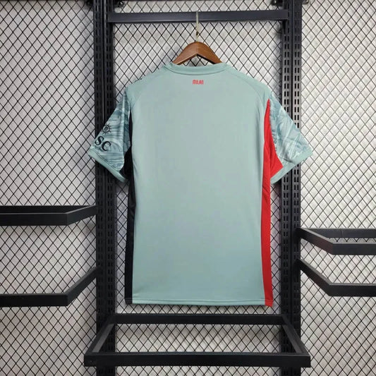 Maglia da calcio grigia da portiere del Milan 2025/2026