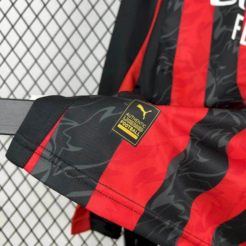 AC Milan Home 2025/2026 Long Sleeve Football Shirt
