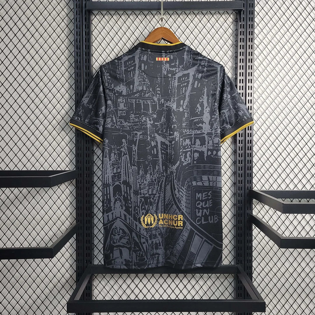 Maglia da calcio nera edizione speciale Barcellona 2023/2024