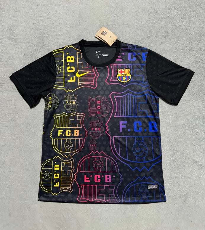 Maglia da calcio nera e gialla edizione speciale Barcellona 2025/2026