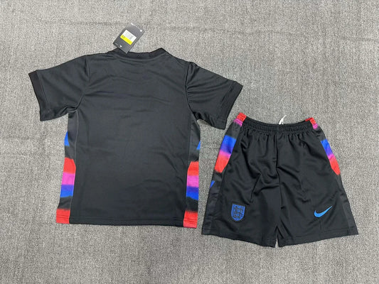 Maglia e pantaloncino da calcio da trasferta dell'Inghilterra 2025, per bambini