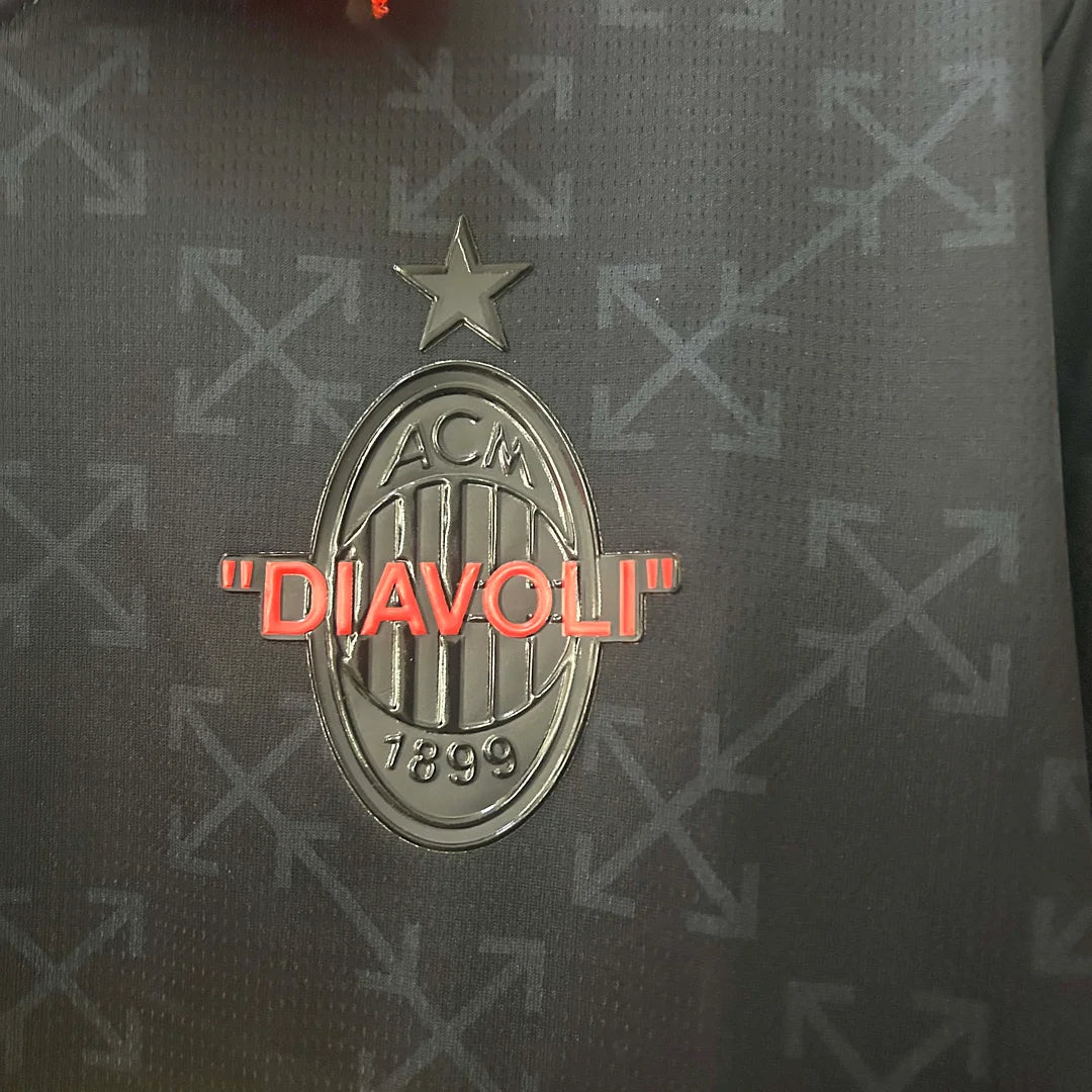 AC Milan 2024/2025 Away Black Soccer Jersey, Fourth Kit