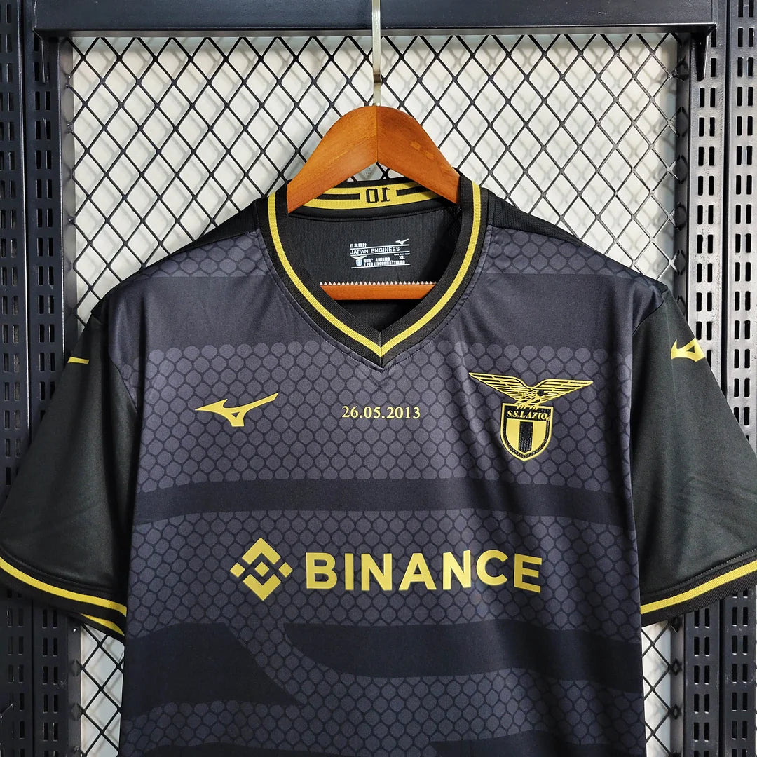 Lazio 2023 Black Football Shirt, 10th Anniversary Edition