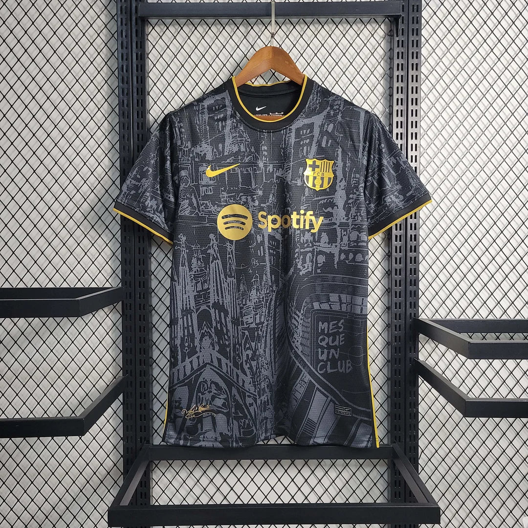 Maglia da calcio nera edizione speciale Barcellona 2023/2024