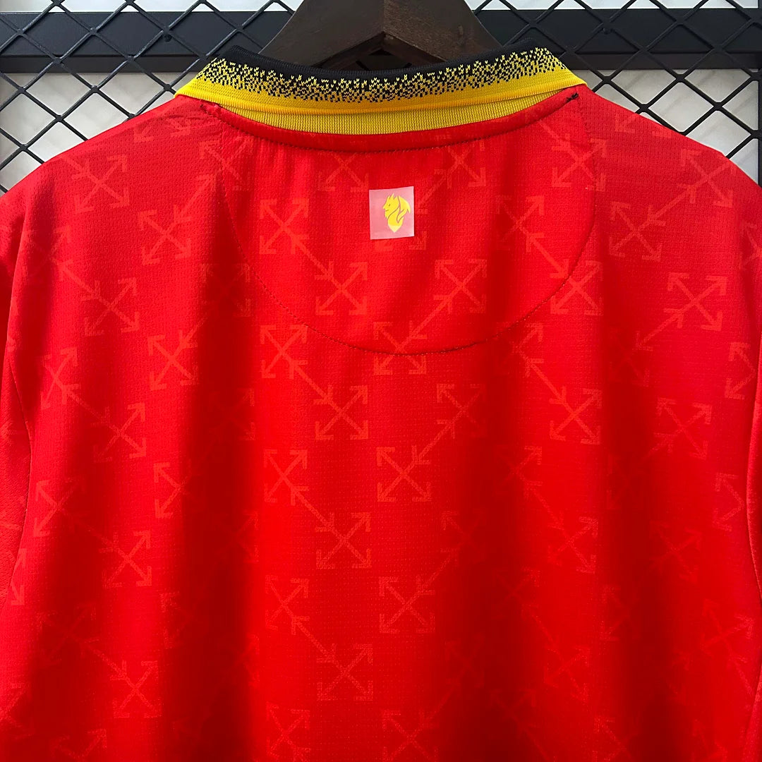 AC Milan 2024/2025 Away Red Football Shirt, Fourth Kit
