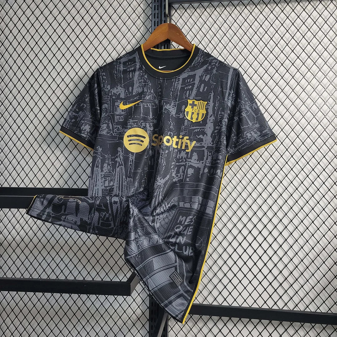 Maglia da calcio nera edizione speciale Barcellona 2023/2024