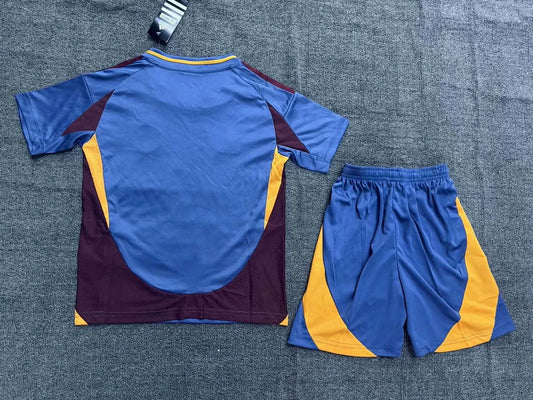 Maglia e pantaloncino da calcio Roma Third Away 2024/2025, per bambini