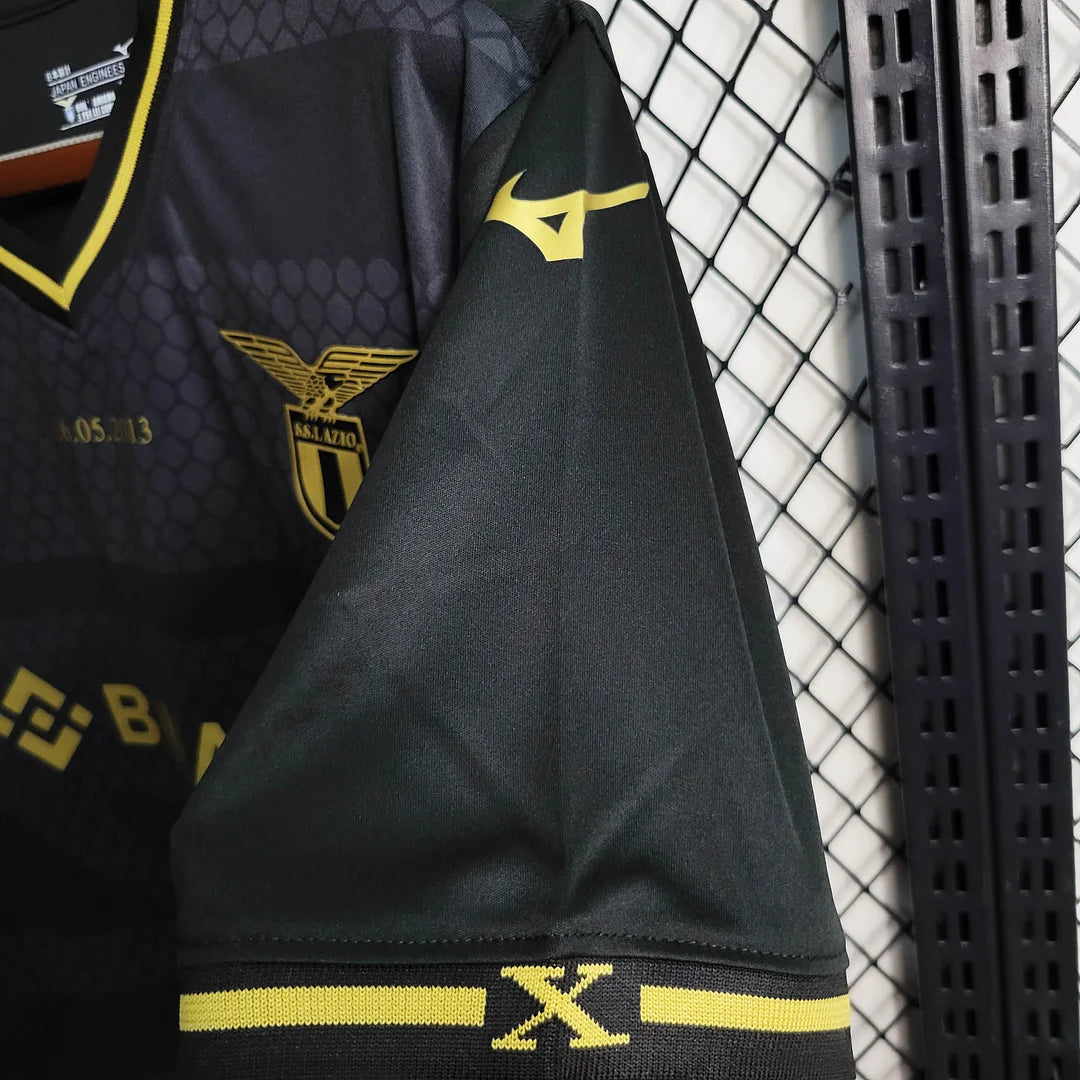 Lazio 2023 Black Football Shirt, 10th Anniversary Edition
