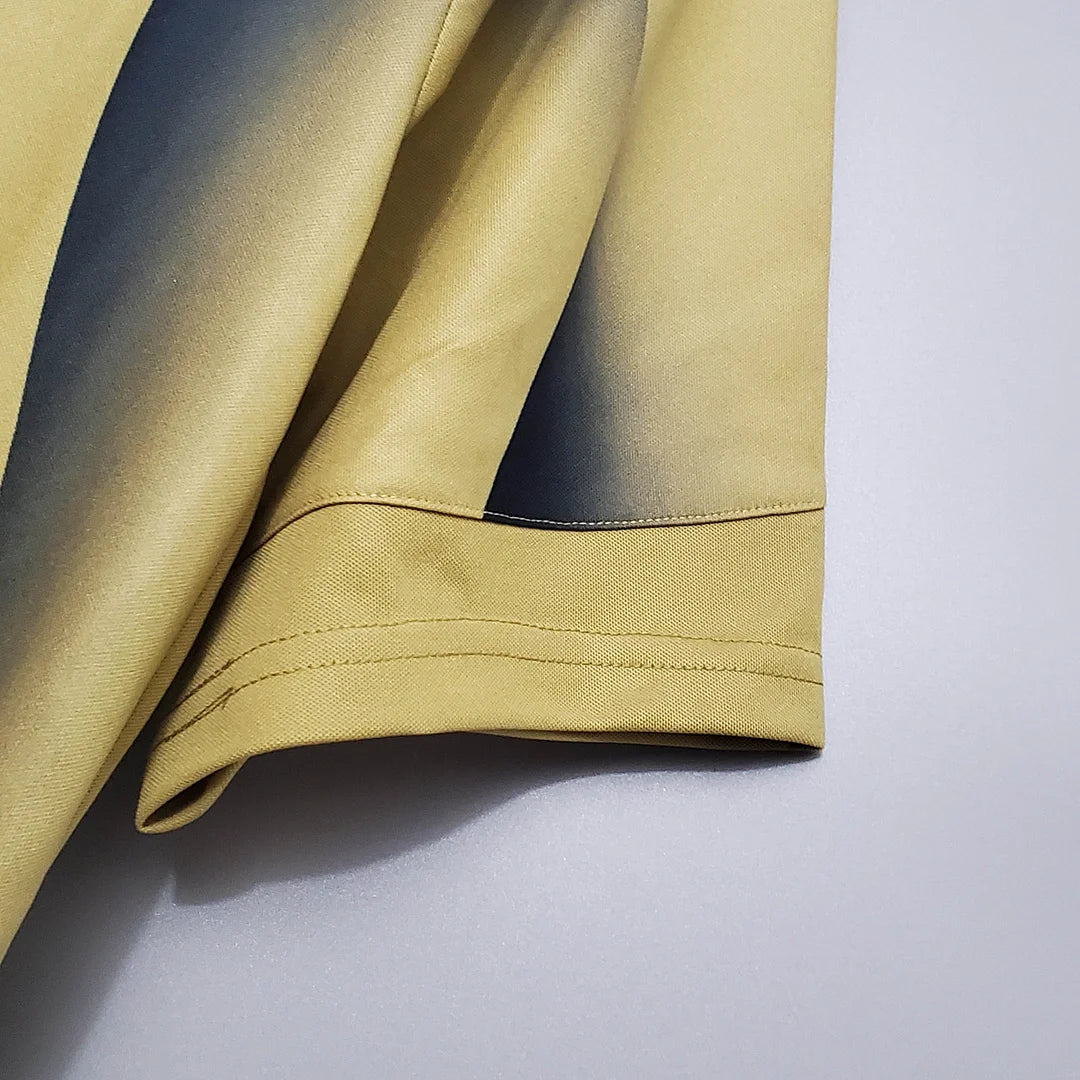 Maglia da calcio retrò da portiere dell'Italia del 2006, colore oro