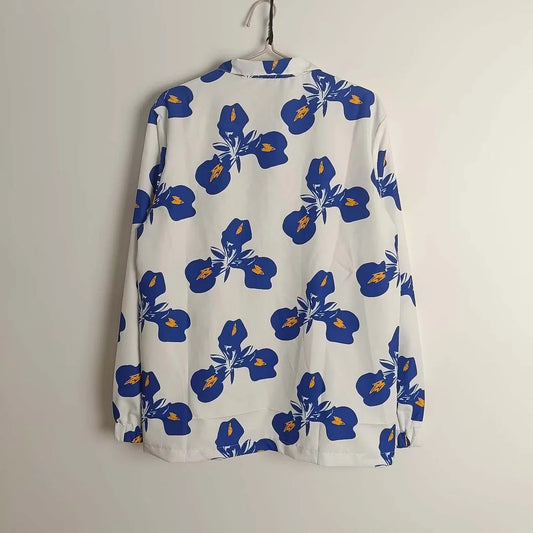 Giacca da calcio bianca antivento della Francia 2025