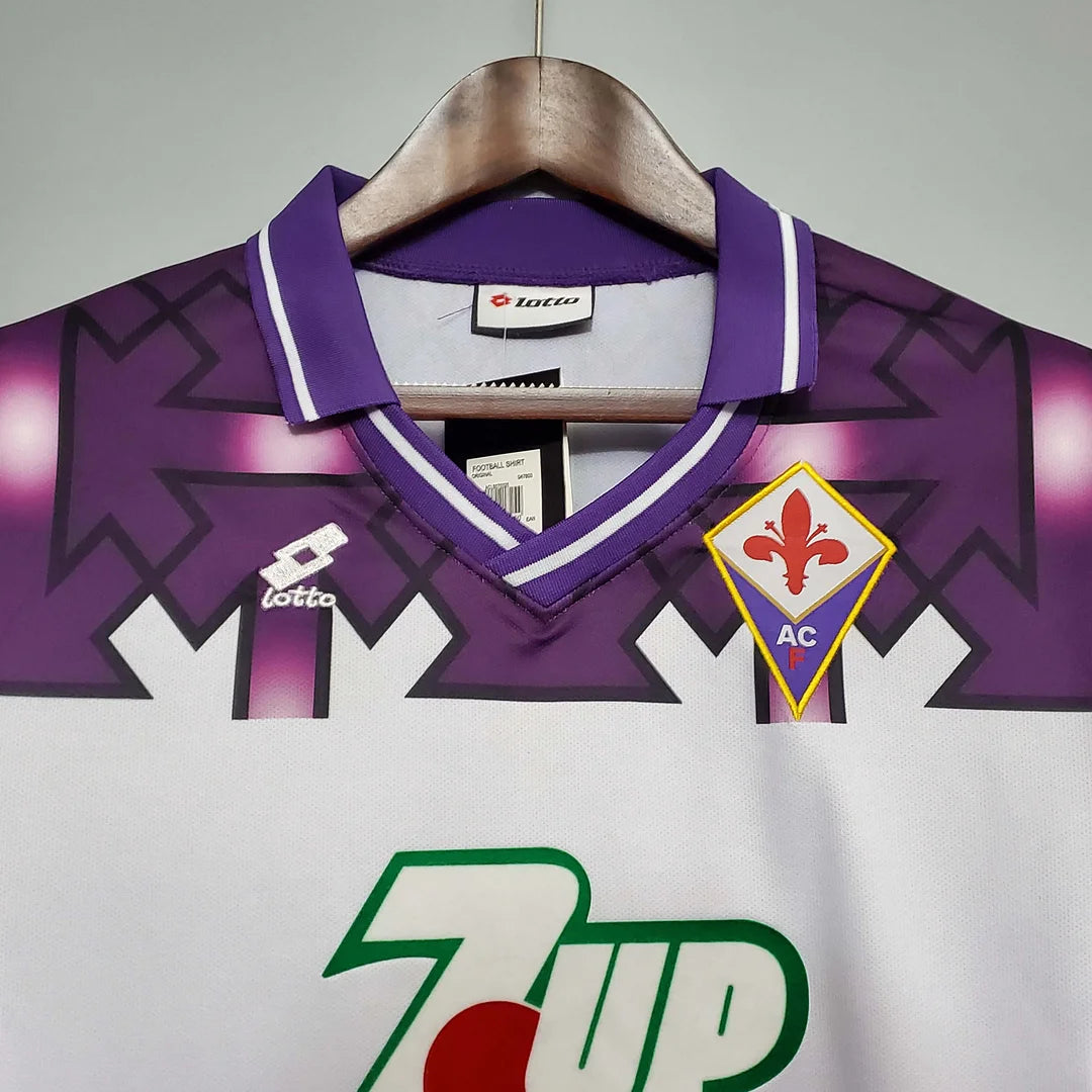 Camiseta retro de visitante de la Fiorentina 1992/1993