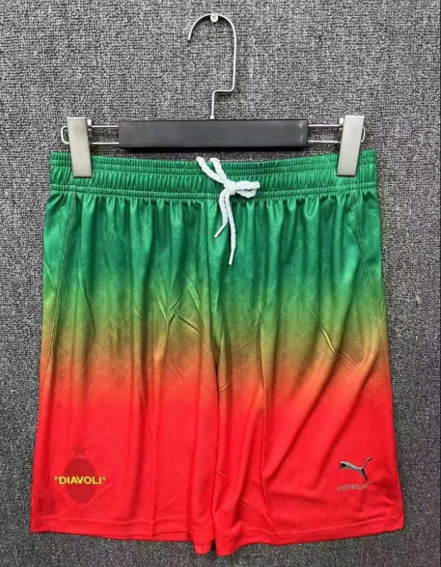 Pantalón corto rojo de visitante del AC Milan 2024/2025