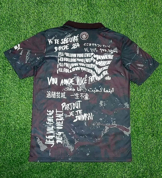 Maglia da calcio nera edizione speciale del Manchester City 2025/2026