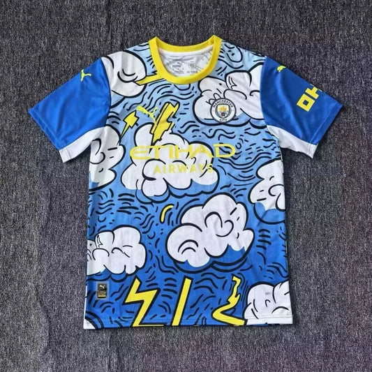 Maglia da calcio nera edizione speciale del Manchester City 2025/2026