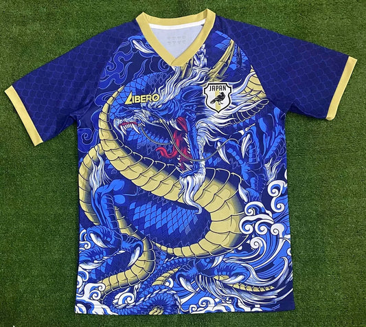 Maglia da calcio blu edizione speciale Giappone 2024