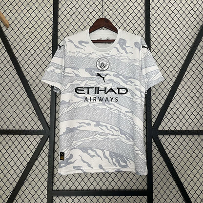 Maglia da calcio grigia edizione speciale del Manchester City 2023/2024