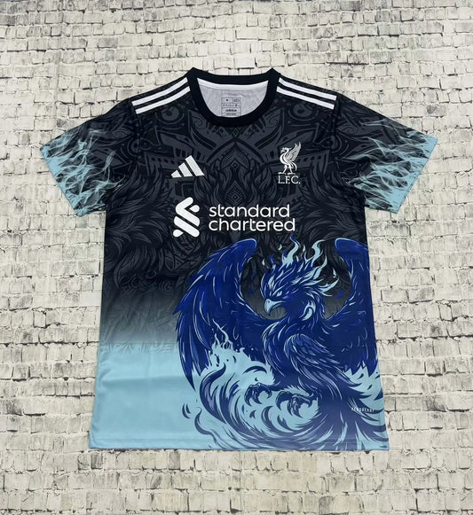 Maglia da calcio blu edizione speciale del Liverpool 2025/2026