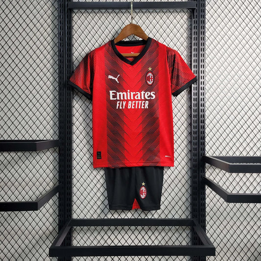 AC Milan 2023/2024 Kids Football Jersey