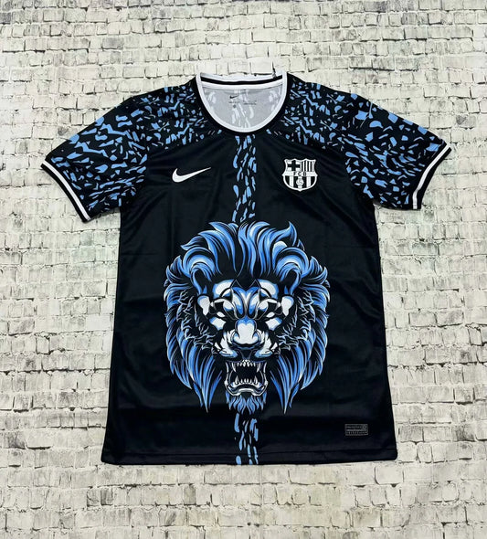 Maglia da calcio nera e blu edizione speciale Barcellona 2024/2025