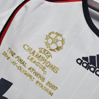 Maglia da calcio retrò a maniche lunghe AC Milan 2006/2007, da trasferta