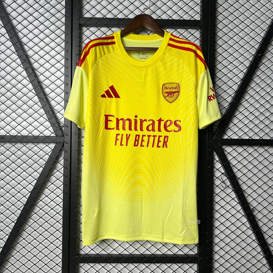 Maglia da calcio gialla da portiere dell'Arsenal 2025/2026