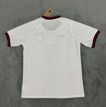 Maglia da calcio bianca edizione speciale Barcellona 2024/2025