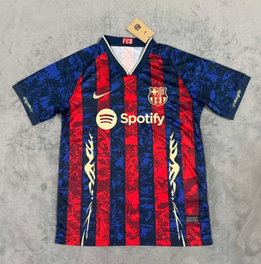 Maglia da calcio rossa e blu edizione speciale Barcellona 2024/2025
