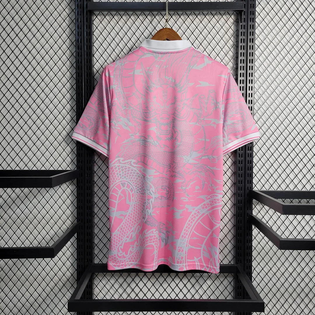 Maglia da calcio rosa drago cinese del Real Madrid 2023/2024