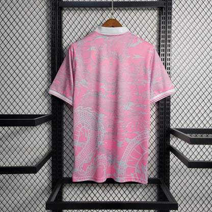 Maglia da calcio rosa drago cinese del Real Madrid 2023/2024