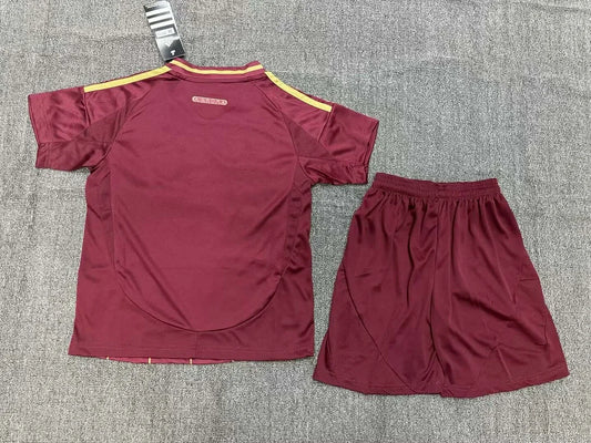 Roma Home 2024/2025 Football Shirt and Shorts, for Kids