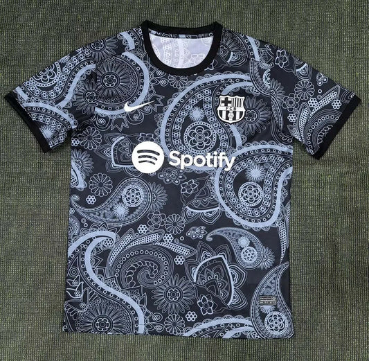 Maglia da calcio nera da allenamento del Barcellona 2024/2025
