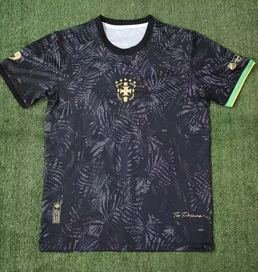 Maglia da calcio nera edizione speciale Brasile 2023