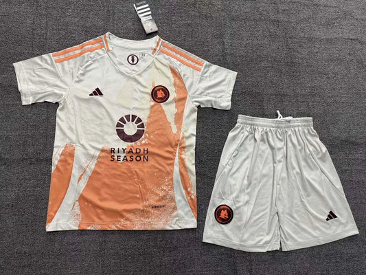 Roma 2024/2025 Away Football Shirt and Shorts for Kids