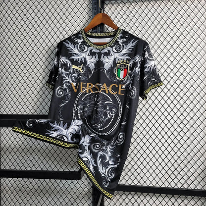 Maglia da calcio nera edizione speciale Italia 2023