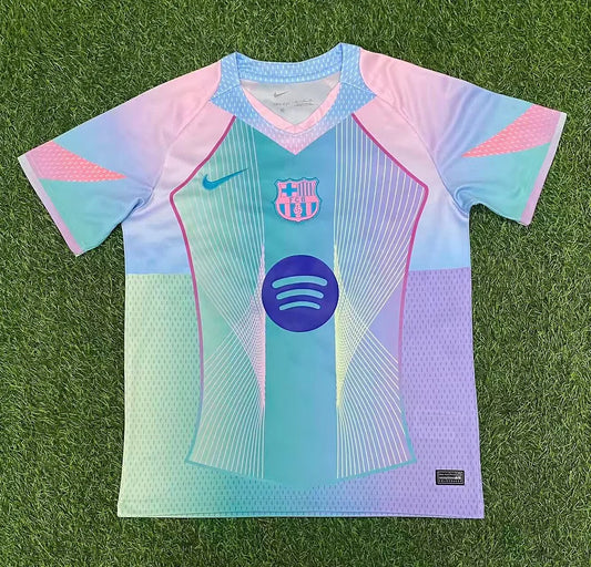 Maglia da calcio Barcellona Concept Rosa Blu Gradiente 2025/2026